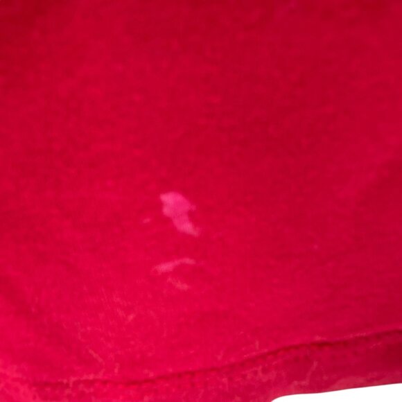 Lane Bryant Tunic Top Womens Size 22/24W Red Ruffle Front 3/4 Sleeve Soft Comfy - Picture 6 of 9